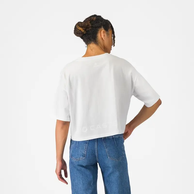 T-Shirt Logo Damen Weiß Größe M #1