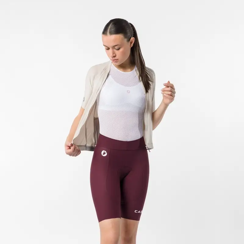 Strada Espresso 2 Shorts Damen Deep Bordeaux Größe XXS - image