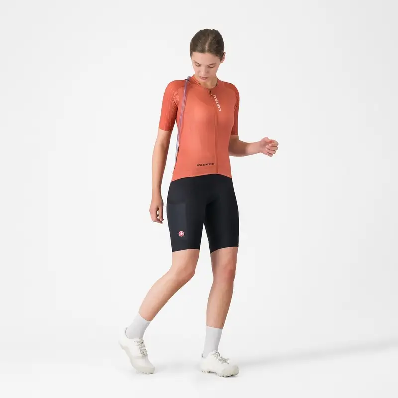 Maillot Route Manches Courtes Jersey Unlimited Pro 2 Femme Paprika Taille S #6