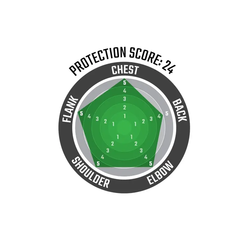 Pettorina MTB 5.5 Evo White Taglia S (160-166cm) #2