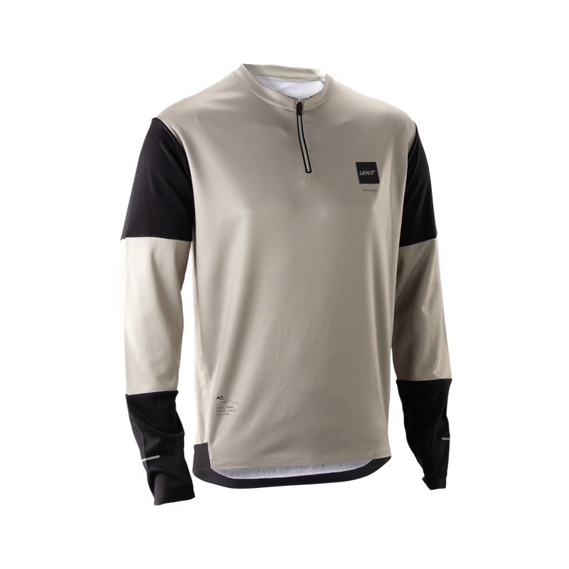 Maglia MTB A Maniche Lunghe Endurance 3.0 Stone Grey Taglia XS