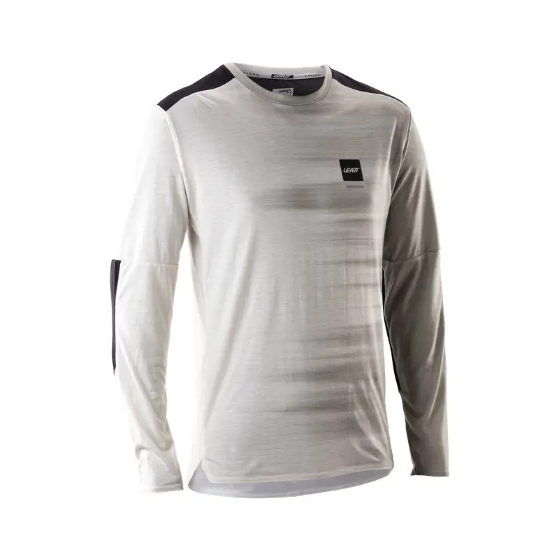 Maglia MTB A Maniche Lunghe Trail 4.0 Cream White Taglia XS - image
