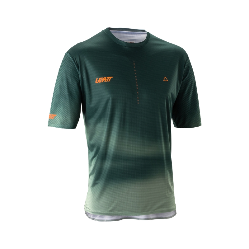 Maglia MTB A Maniche Corte Trail 3.0 Spruce Green Taglia XS