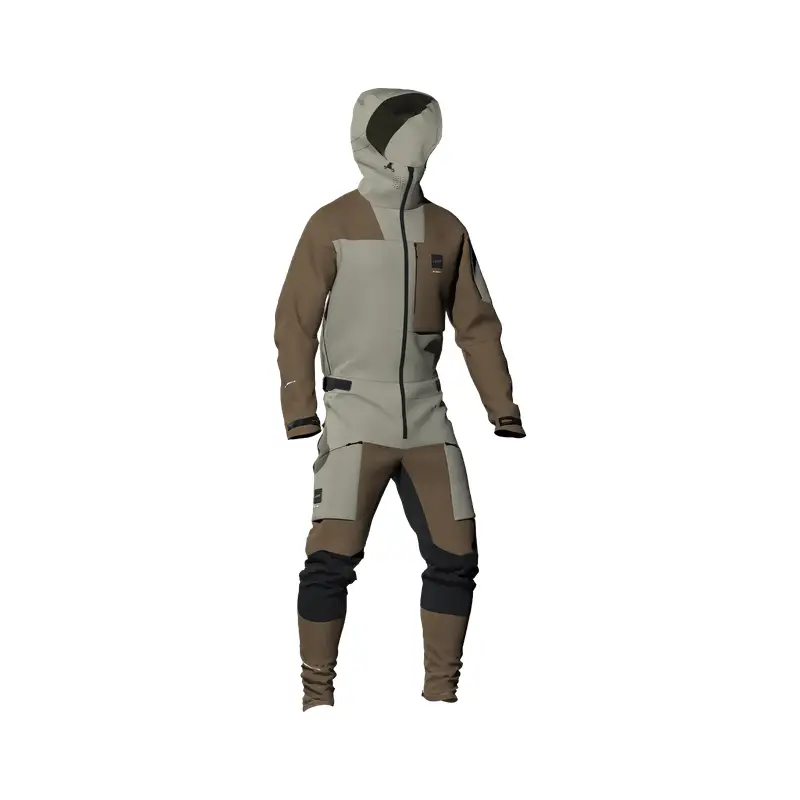 Tuta Monopezzo Antipioggia MTB HydraDri 5.0 Loam Brown Taglia XS - image