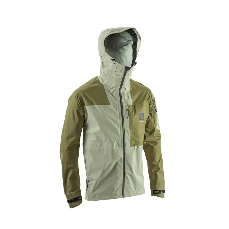 Giacca Antipioggia MTB HydraDri 5.0 Loam Brown Taglia XS - image