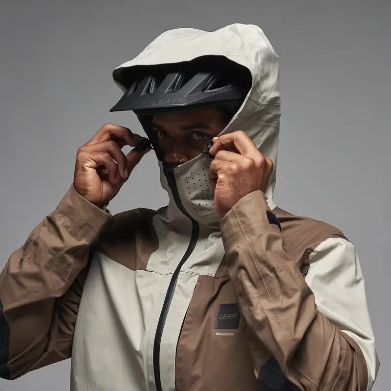 Giacca Antipioggia MTB HydraDri 5.0 Loam Brown Taglia XS #3