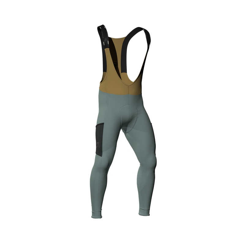 Salopette Invernale Lunga MTB ThermaFlow 4.0 Mist Green Taglia XS