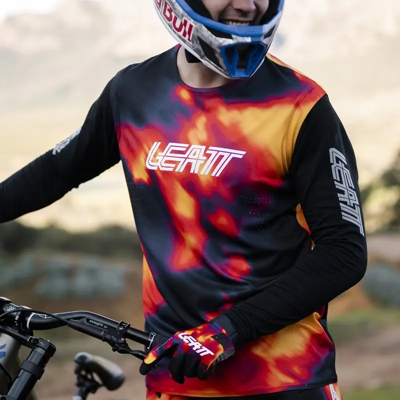 Maglia MTB A Maniche Corte Gravity 8.0 Heatmap Red Taglia S #3