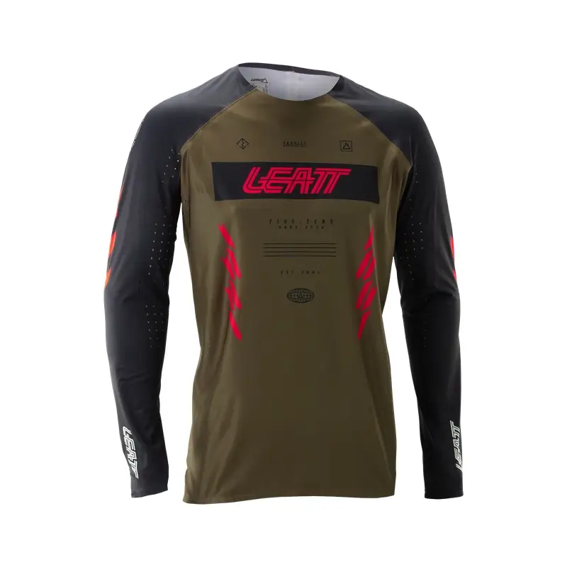 Camisola MTB de Manga Comprida Gravity 5.0 Race Brown Tamanho M - image