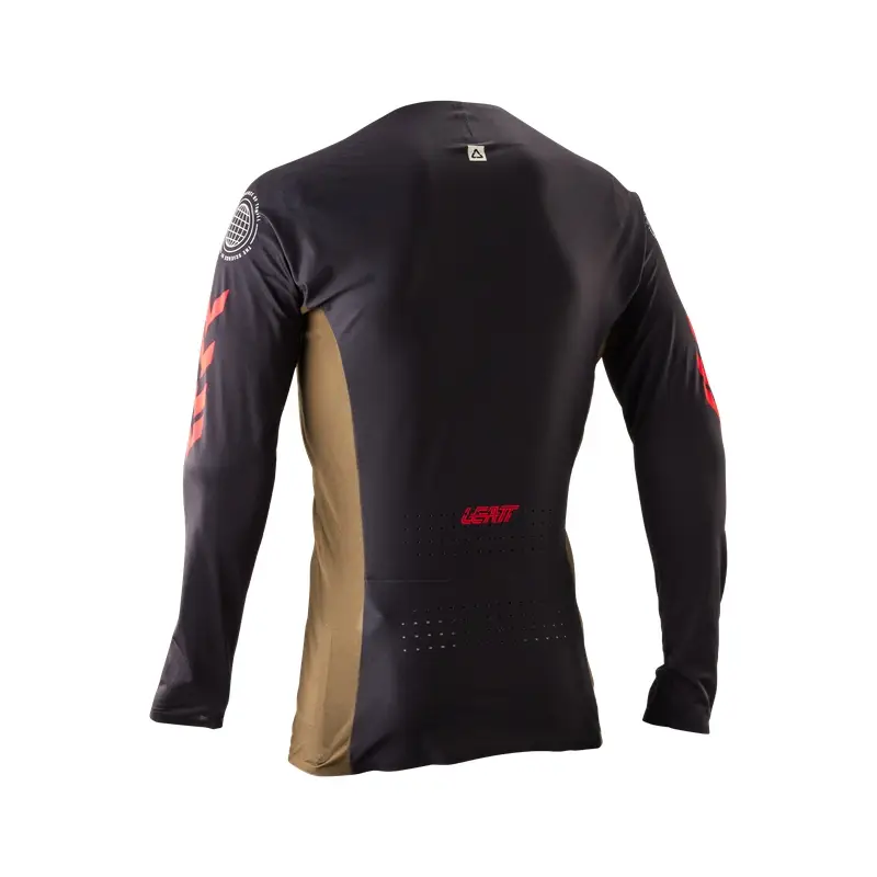 Camisola MTB de Manga Comprida Gravity 5.0 Race Marrom Tamanho 3XL #1