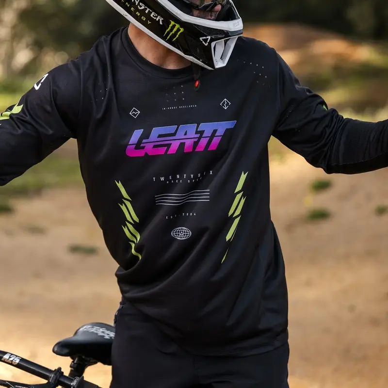 Maglia MTB A Maniche Lunghe Gravity 4.0 Race Black Taglia S #3