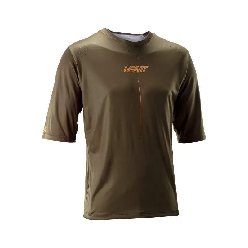 Maglia MTB A Maniche Corte Gravity 4.0 Laom Brown Taglia S - image