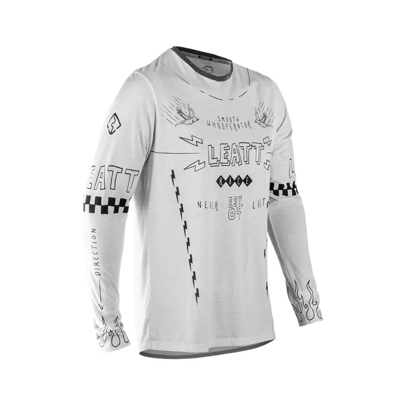 Maglia MTB A Maniche Lunghe Gravity 3.0 Cream White Taglia XS - image
