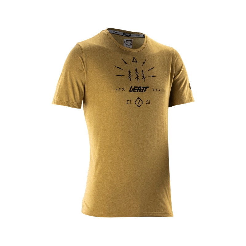 Maglia MTB A Maniche Corte Gravity 3.0 Brass Brown Taglia XS