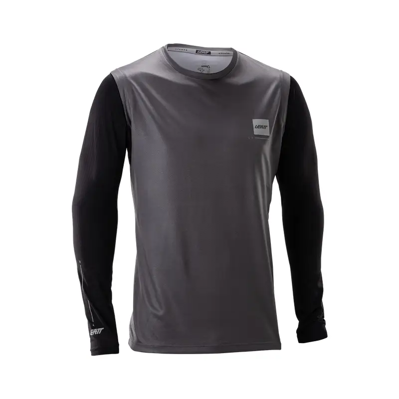 Gravity 2.0 Graphite Black Long Sleeve MTB Jersey Size S - image