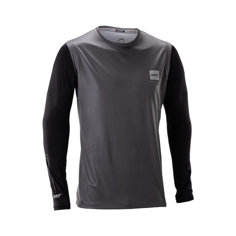 Camiseta de MTB de Manga Larga Gravity 2.0 Graphite Black Talla 3XL
