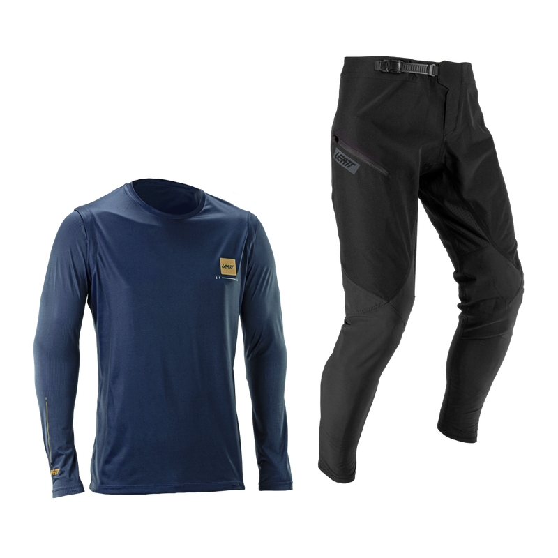 Ride Kit Maglia + Pantaloni MTB Gravity 1.0 Galaxy Blue Taglia XS