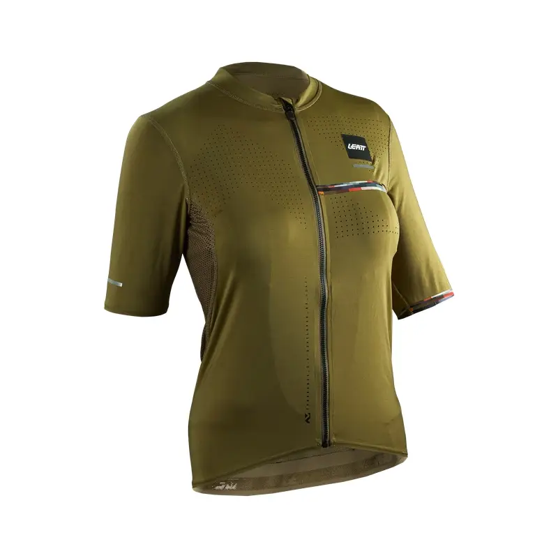 Maglia MTB A Maniche Corte Endurance 5.0 Cargo Donna Brass Brown Taglia XS - image