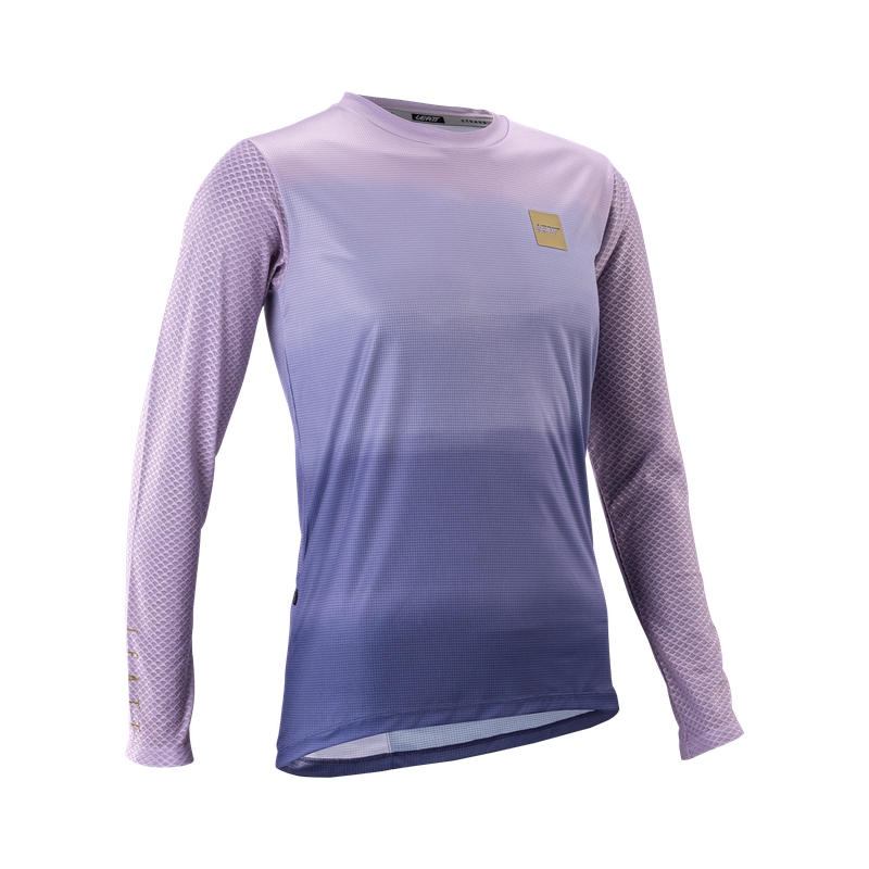 Maglia MTB A Maniche Lunghe Trail 3.0 Donna Cosmic Blue Taglia XS
