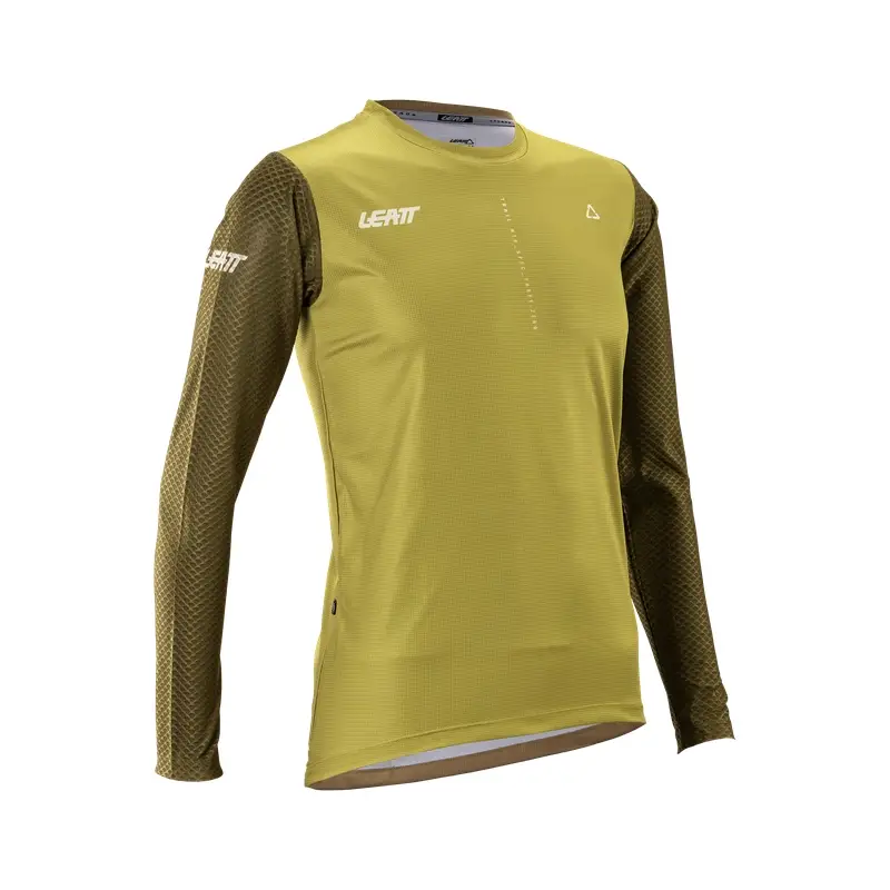 Maglia MTB A Maniche Lunghe Trail 3.0 Donna Brass Brown Taglia XXL - image