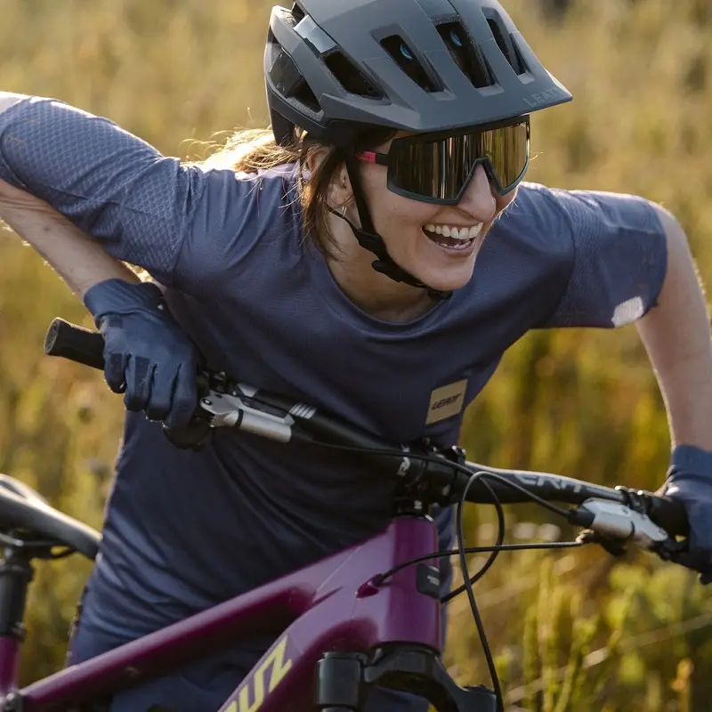 Maillot de VTT à Manches Courtes Trail 3.0 Femme Cosmic Bleu Taille L #3