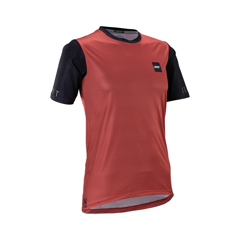 Maglia MTB A Maniche Corte Trail 3.0 Donna Dusty Red Taglia XS