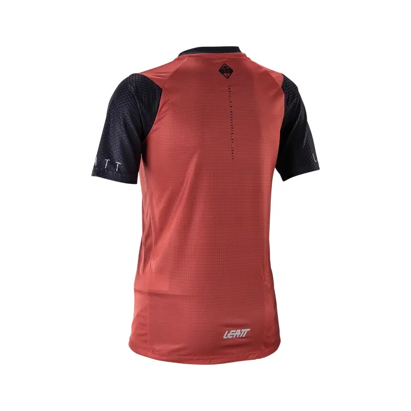 Maglia MTB A Maniche Corte Trail 3.0 Donna Dusty Red Taglia XS #1