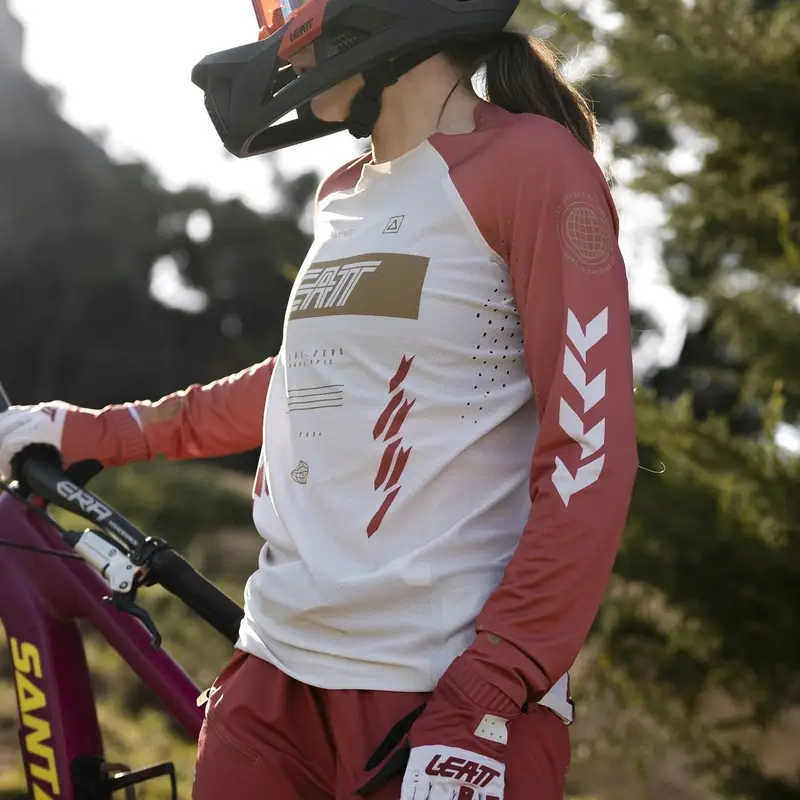 Maglia MTB A Maniche Corte Gravity 5.0 Donna Race Red Taglia XS #2