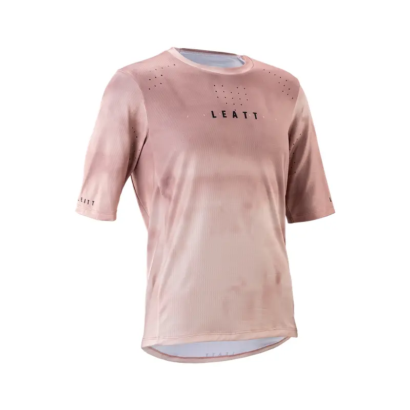Camiseta MTB de Manga Corta Gravity 4.0 Mujer Rosa Polvoriento Talla S - image