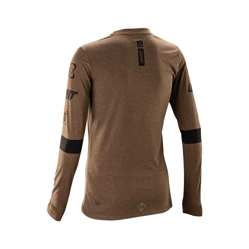 Camiseta MTB de Manga Larga Gravity 3.0 Mujer Loam Brown Talla M #1