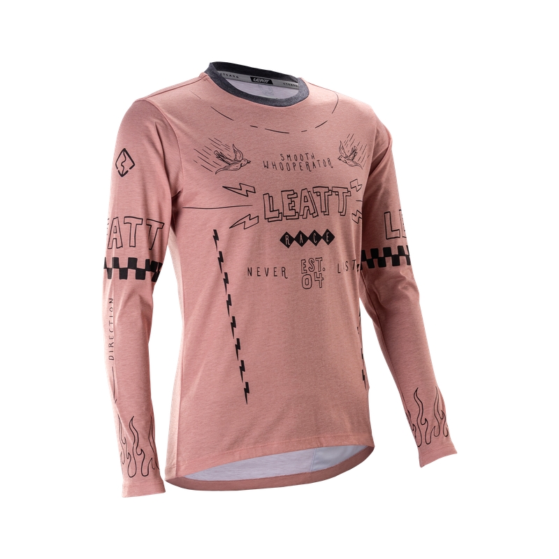 Maglia MTB A Maniche Lunghe Gravity 3.0 Donna Dusty Pink Taglia XS