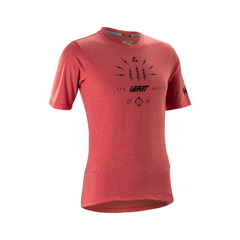 Maglia MTB A Maniche Corte Gravity 3.0 Donna Dusty Red Taglia XS