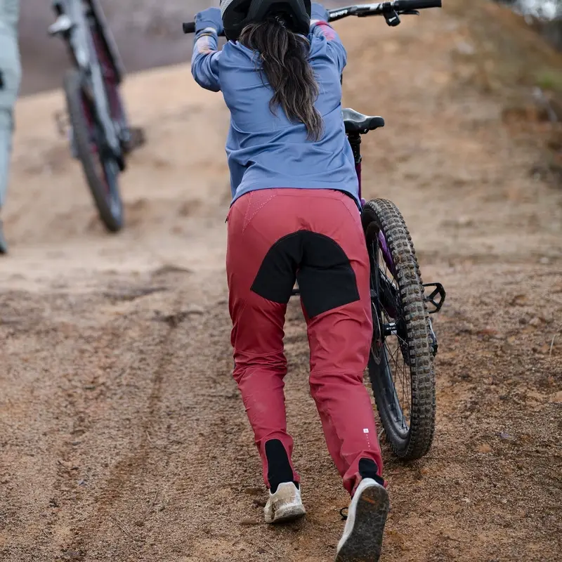 Pantaloni MTB Gravity 3.0 Donna Race Red Taglia XS #4