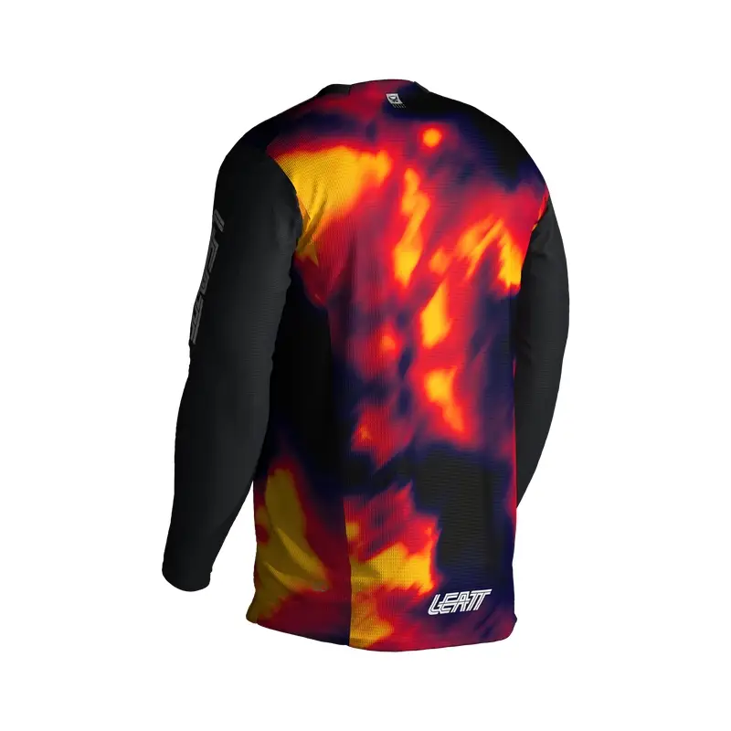 Maglia MTB A Maniche Lunghe Gravity 4.0 Bambino Heatmap Red Taglia S #1