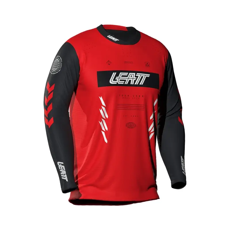Maglia MTB A Maniche Lunghe Gravity 4.0 Bambino Race Red Taglia S - image