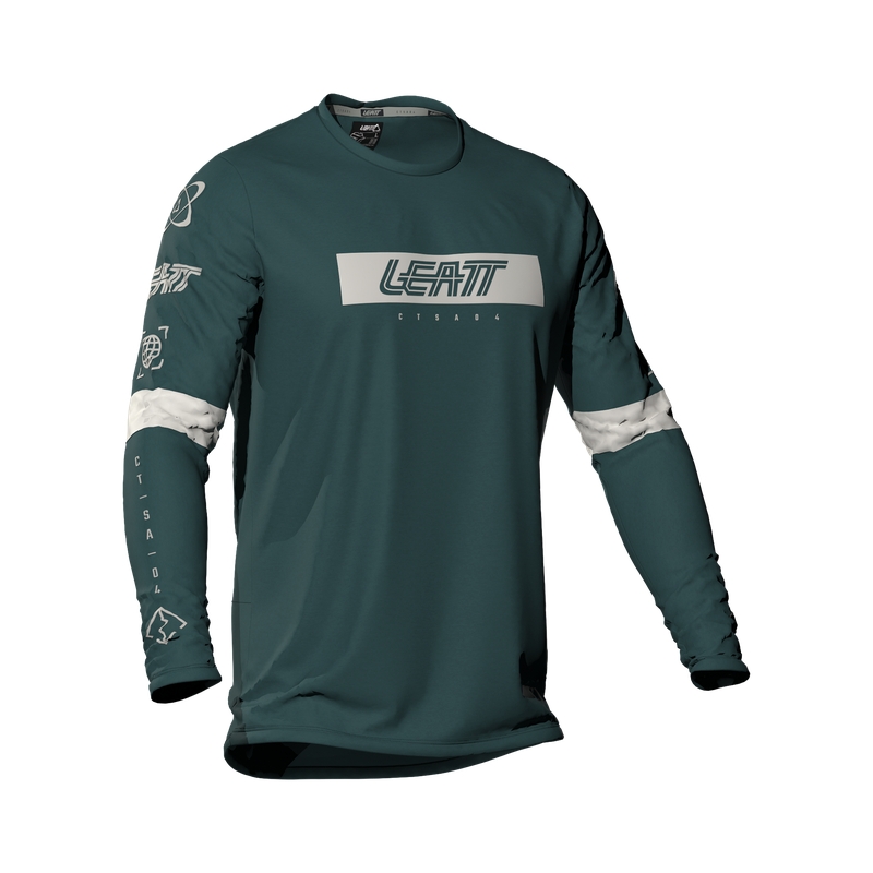 Maglia MTB A Maniche Lunghe Gravity 3.0 Bambino Spruce Green Taglia S