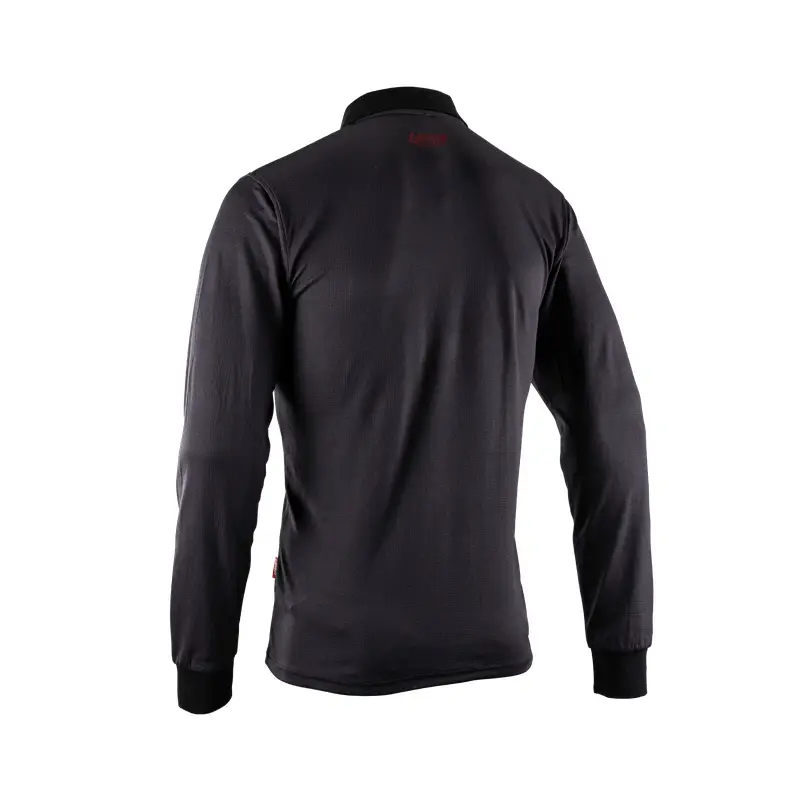 Polo A Maniche Lunghe Team Black Taglia S #1