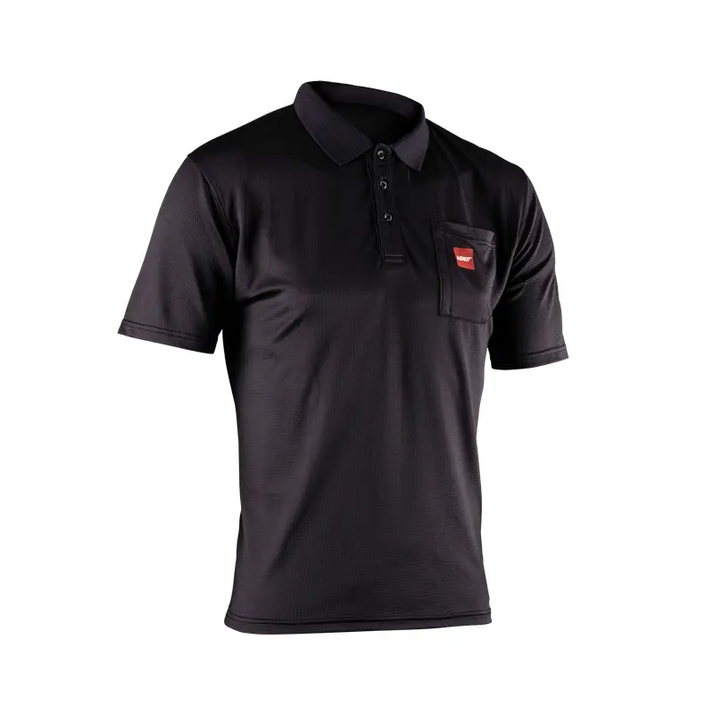 Polo Short Sleeve Team Black Size XL - image