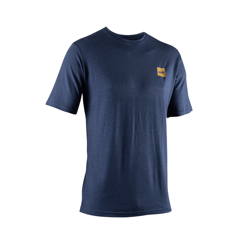 Maglia A Maniche Corte Tech Denim Blue Taglia S