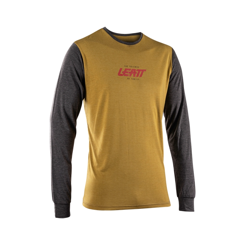 Maglia MTB A Maniche Lunghe Tech Brass Brown Taglia S