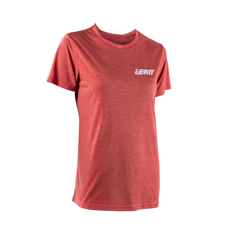 Maglia A Maniche Corte Tech Donna Dusty Red Taglia XS