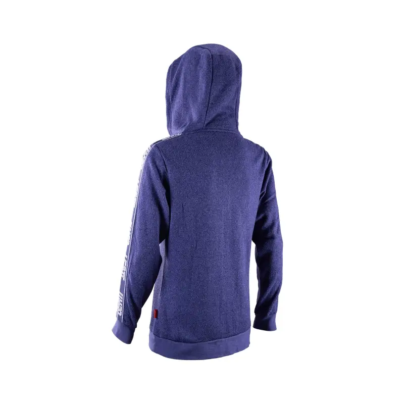 Felpa Con Cappuccio Zip Tech Donna Cosmic Blue Taglia XS #1