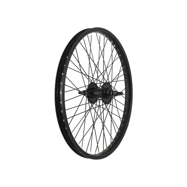 BMX Roue avant i20 Skate 20x1.75 Pivot 3/8, sphères, hub en aluminium noir 70, cercle en aluminium #1