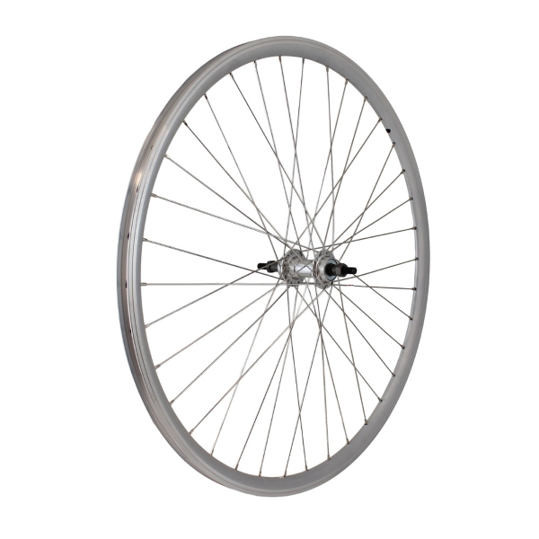 Rear Threaded Trekking Wheel I20 Rim 28'' 6/7v Silver