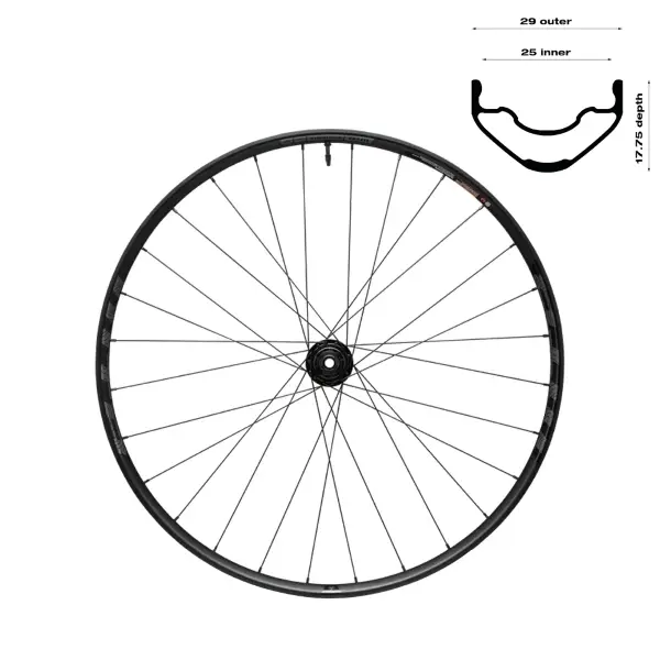Light I25 Tubeless Ready TCS Disc 28/700C '' Sh11/hg rear wheel rear wheel, 6 holes #1
