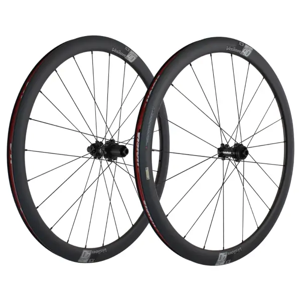 Couple wheels SC 40 Carbon C19 Tubeless Ready Disc 28/700C B2 '' Sh11/HG, Center Lock - image
