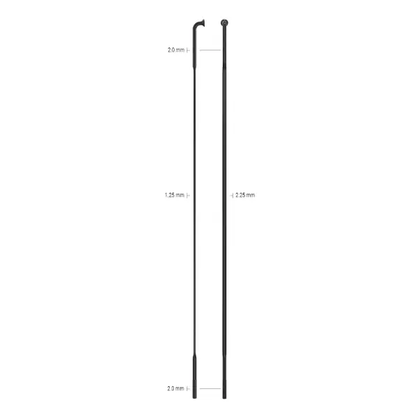 CX-SPRINT RAIGE INOX TESTA J-BEnd 226 mm, black, 4-piece packaging #1