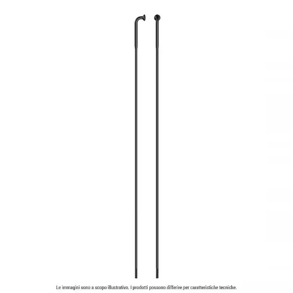 Raggio Strong Inox Testa J-Bend 278 Mm, Nero, Confezione 4 Pezzi - image