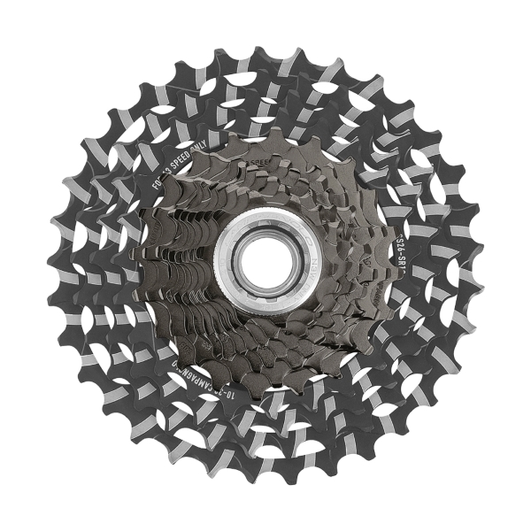 Pacco Pignoni a Cassetta Record Wireless 13v 10-33 Denti Campagnolo N3W Argento