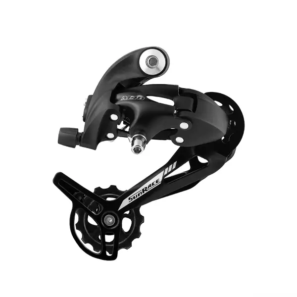 Cambio Posteriore M4 7/8v Gabbia Lunga Nero - image